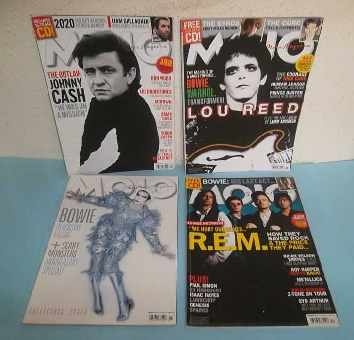 10 Revistas "MOJO" Bob Dylan, Sex Pistols, Lou Reed, REM, Bowie...