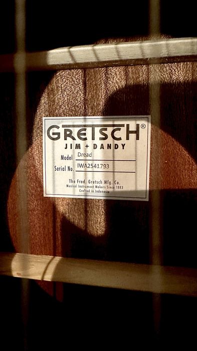 Vendo Gretsch Jim Dandy Dreadnought Walnut