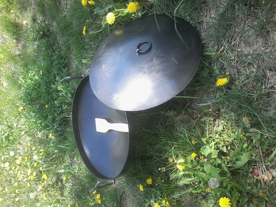 Сковорода 50см+кришка.из диска борон.Повністю Проварена.сковорідка.сад