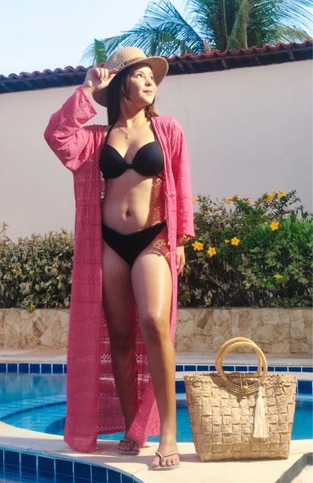 Saida longa renda