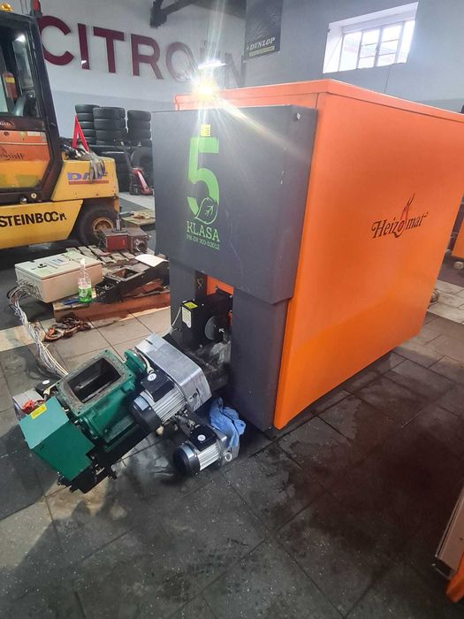 Piec na Trociny 15/50 kw Zrebke Owies Pestka Wióra  5 Klasa