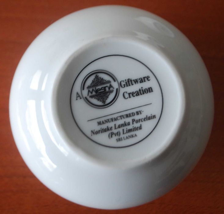 Peças Porcelana do Sri Lanka-Noritake Lanka