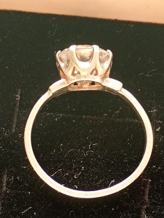 Pierścionek srebrny stary