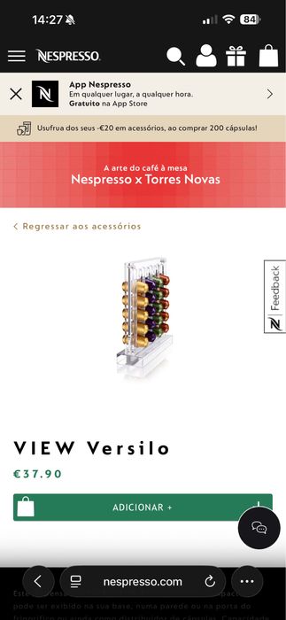 Support nespresso