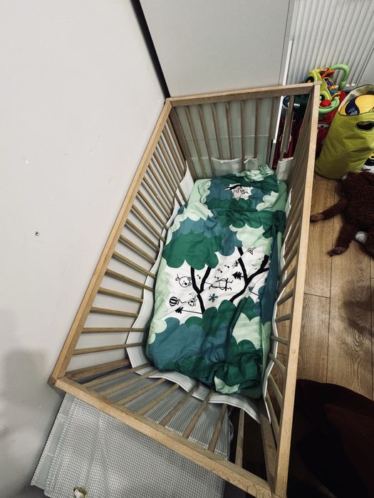 Łóżeczko niemowlęce 60x120 z materacem