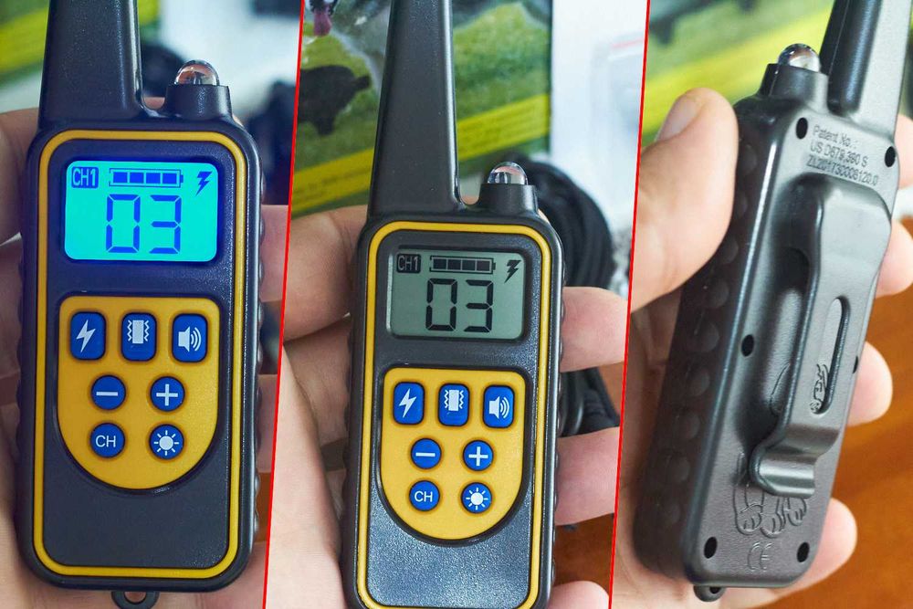 Coleira de adestramento com controlo — até 800m e à prova d'água