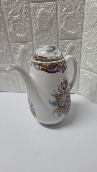Bule e prato Limoges original. Novo com etiqueta