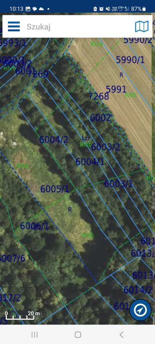 Dzialka rolna Rzyki chocznia  1.6h Rezerwacja