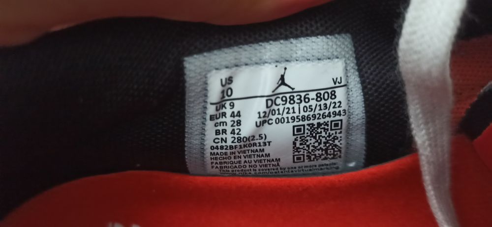 Buty JORDAN AIR 200E czarno-pomarańczowe r. 44 Nowe Oryginalne Olsztyn