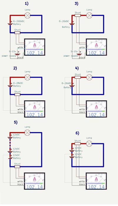 Analogowy amperomierz wskazówkowy 120A z wyświetlaczem 1.8 cala TFT