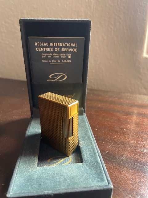 Isqueiro Dupont em ouro