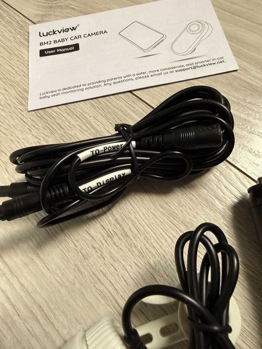 LUCKVIEW Kamera samochodowa dla niemowląt, ekran 13.2 cm 1080P