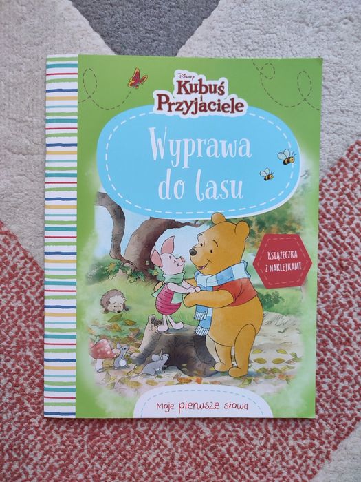 NOWE książki z naklejkami Kubuś Puchatek Bambi