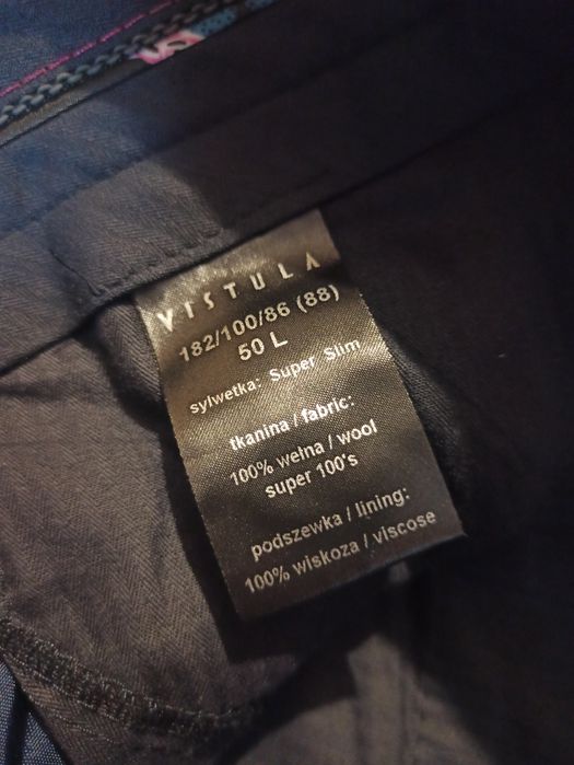 Garnitur Vistula r. 50  (100% wełna)