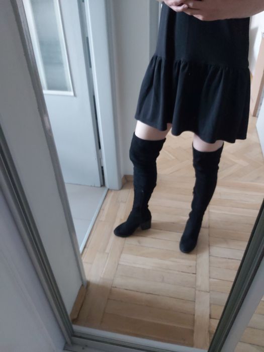 Wysokie kozaki za kolano, TopShop, 37