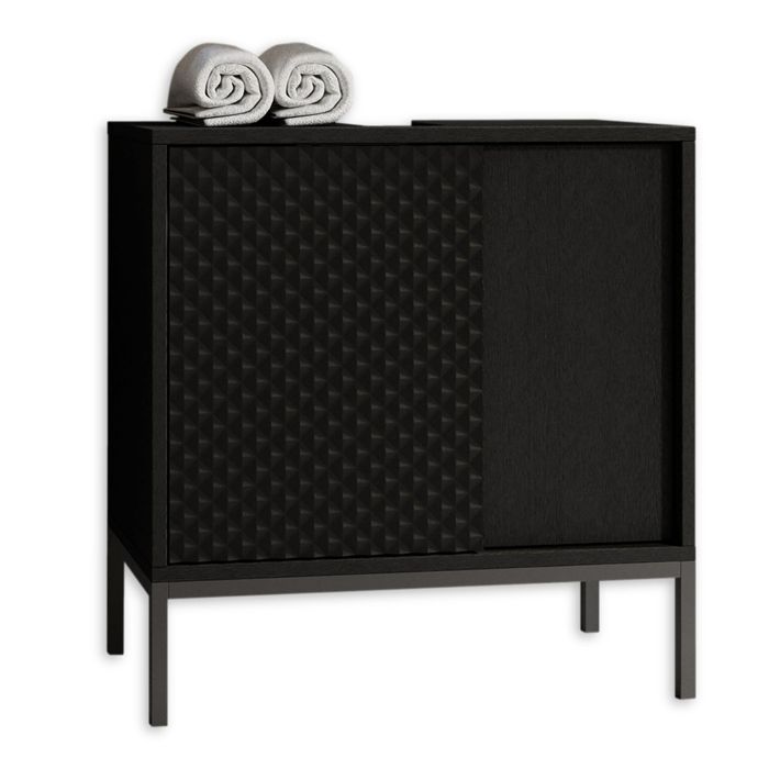 NOWA Szafka pod umywalkę BERLIN ryflowana DIAMOND