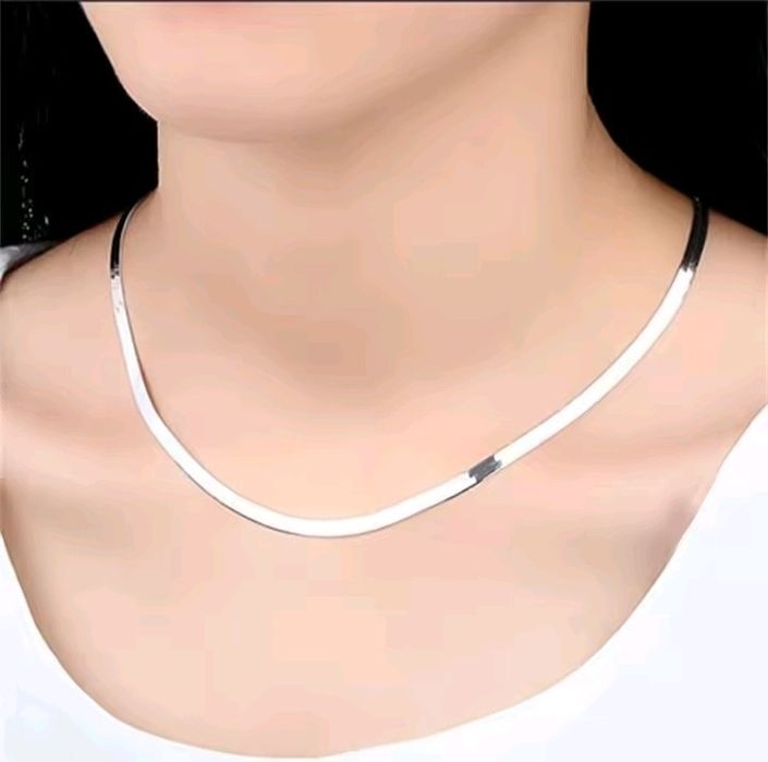 Серебро 925 цепочка змейка ожерелье чокер