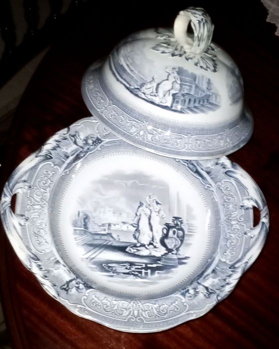 Linda terrina com Motivo Raparigas