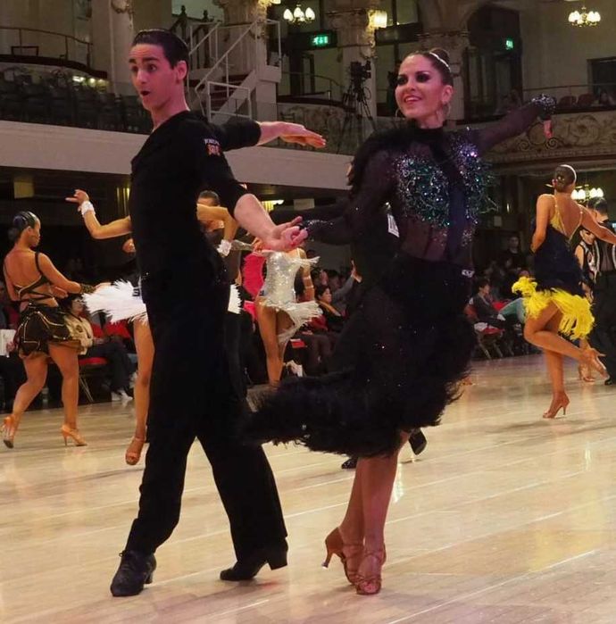 Vestido dança de salão como novo