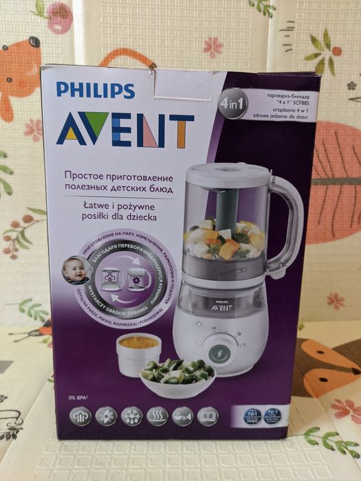 Пароварка-блендер Philips Avent SCF885 нова