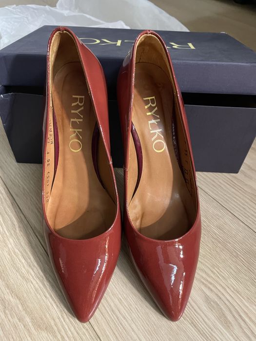 Ryłko 35 (F) buty, szpilki, czółenka skóra lakier