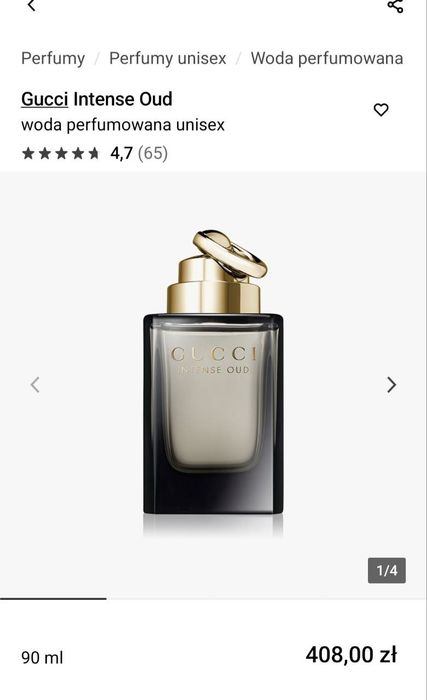 Perfumy Gucci Intense Oud 90ml