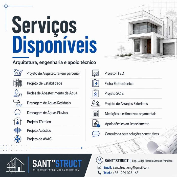 Projetos de Arquitetura e Especialidades | Eng. Civil | Licenciamento