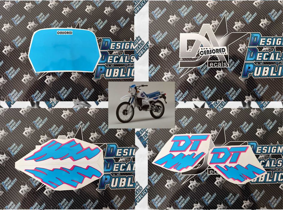 Autocolantes Yamaha DT 50 -- 1992