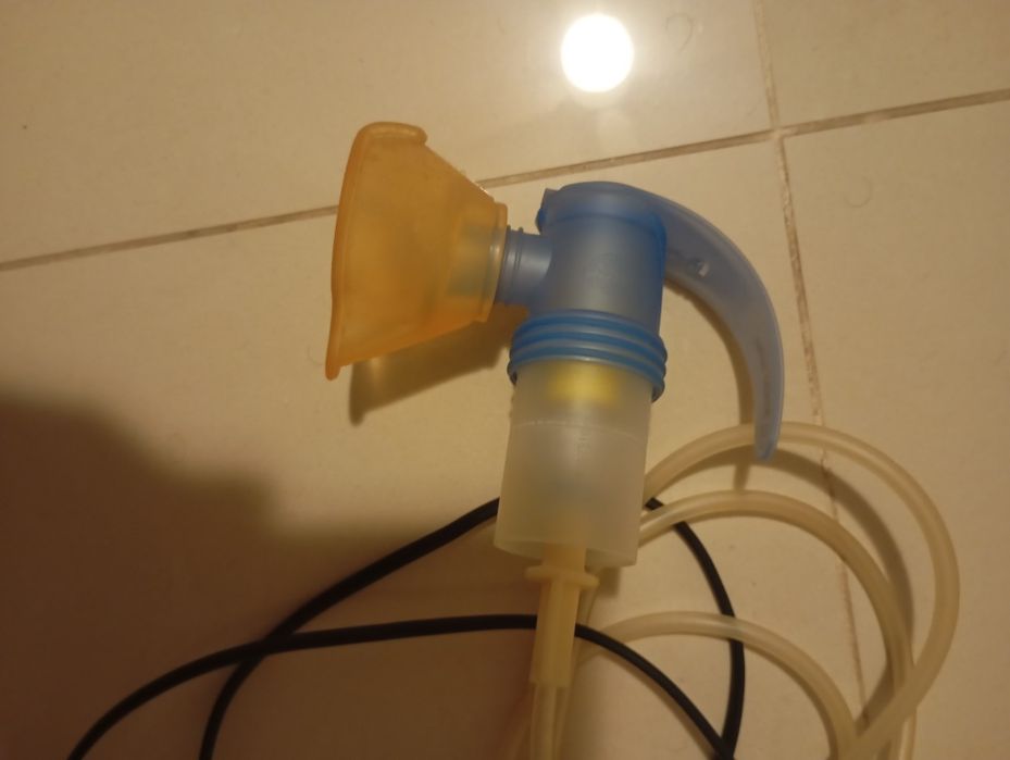 sistema de inalação e nebulização a compressor