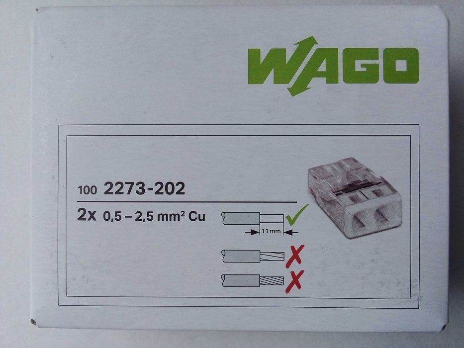 Złączki elektryczne - WAGO