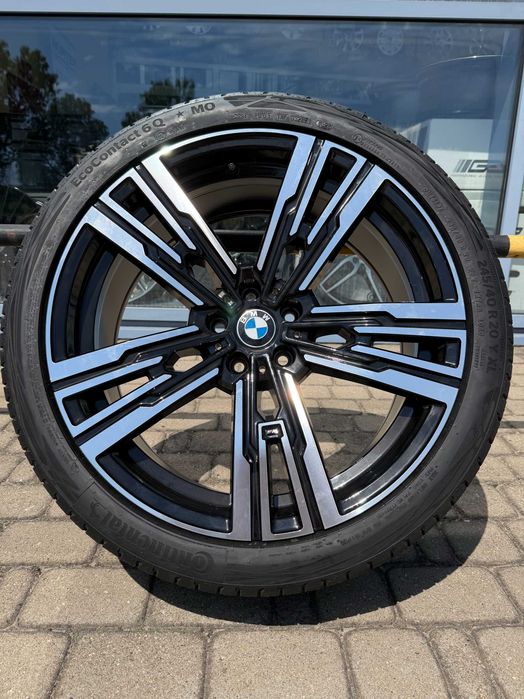 Nowe koła 20 cali BMW serii 5 i5 G60 G61 G68 6 G32 czarno srebrne ramienne