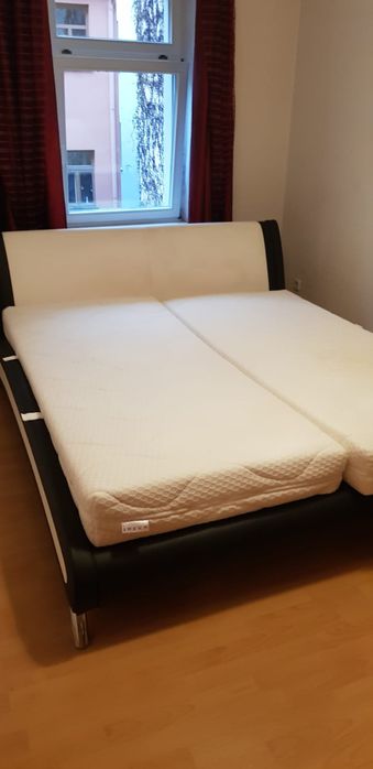 Łóżko 180x 200 Czarno - Białe