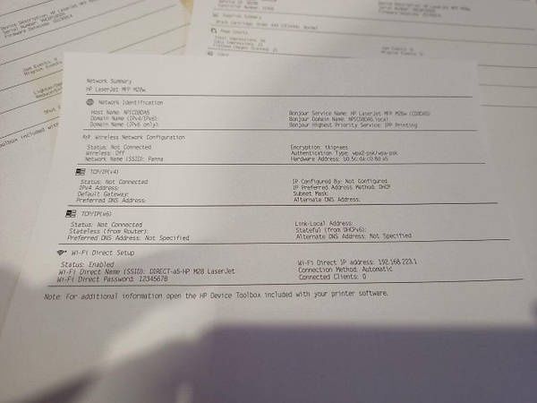 Принтер hp m28а заправлений, новий