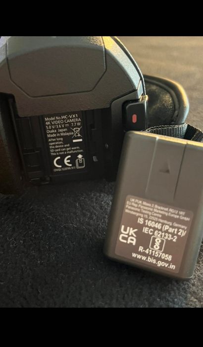 Câmara de vídeo panasonic HC VX1 4K