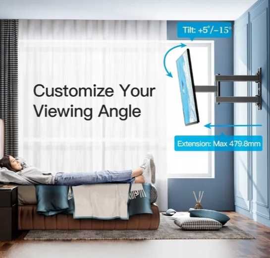 50232 Uchwyt ścienny na telewizor wieszak regulowany 26-60 cali