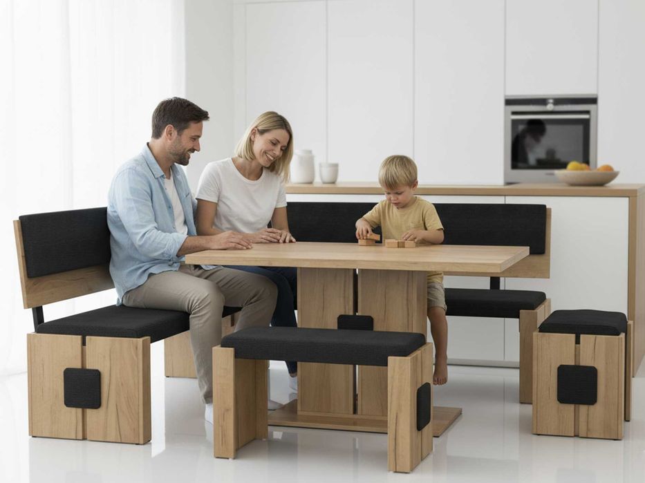 Nowoczesny narożnik kuchenny