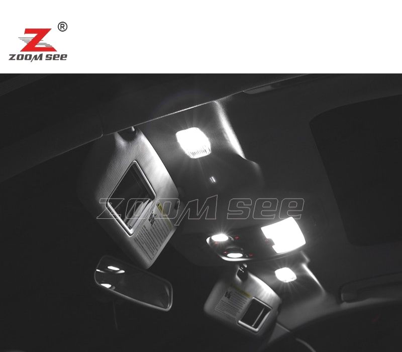 KIT COMPLETO DE 24 LÂMPADAS LED INTERIOR AUDI Q7 4L S LINE 2005 -2014