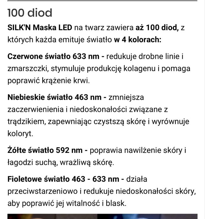 Silki’n maska led