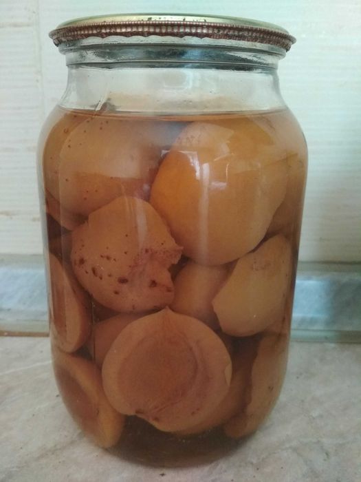 Абрикос половинки без кісточки 1л