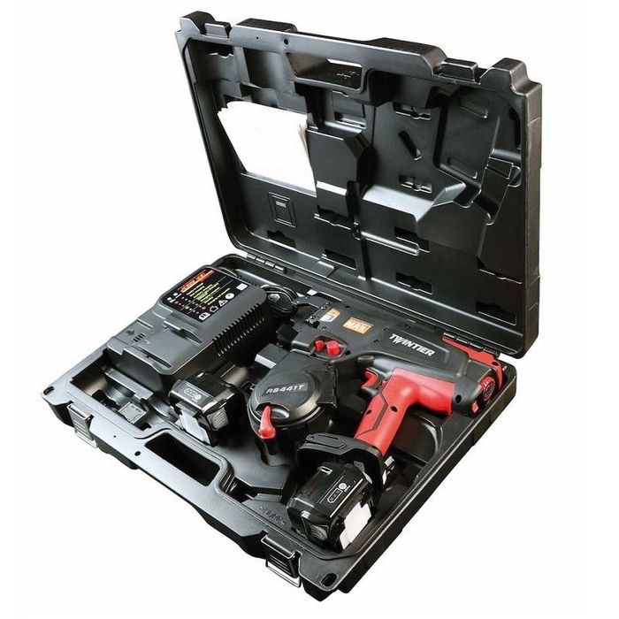Wiązarka do zbrojeń MAX Twintier RB443T 14,4 V 2 akumulatory tjep