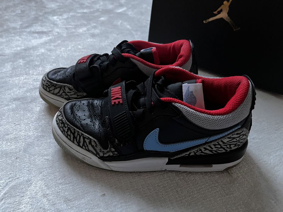 Jordan buty koszykówka czarne air Jordan legacy 312 low wood grey