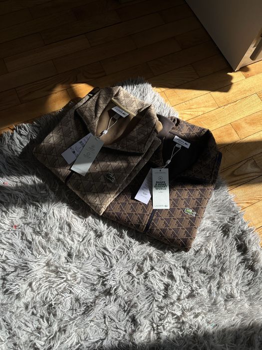 Lacoste Monogram Zip Track Jacket
