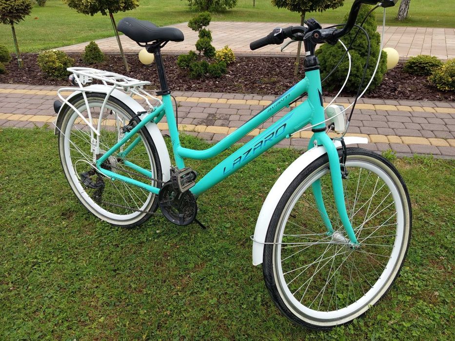Rower miejsko trekingowy damski polskiej marki LAZARO model AVANTI na 26" kołach