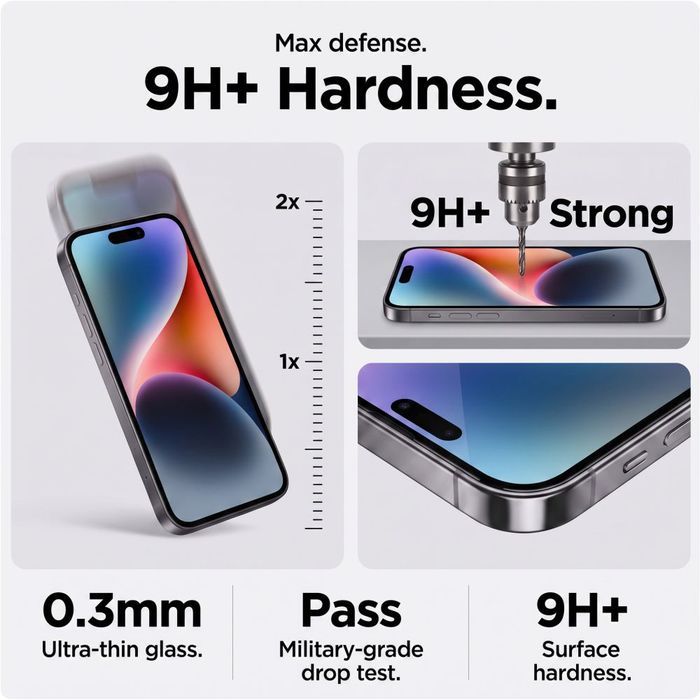 Szkło prywatyzujące Tech-Protect glass … 2-pack iPhone 18 Pro privacy