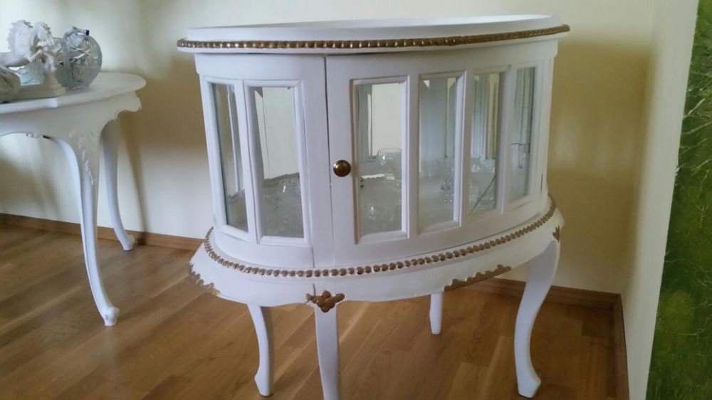 Serwantka, stolok barokowy, witryna, herbaciarka, barek,