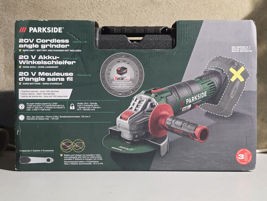 Rebarbadora Sem Fios Parkside 20V