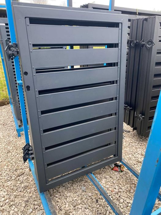 Solidne Ogrodzenie panelowe 123cm Fi 4 - 1mb