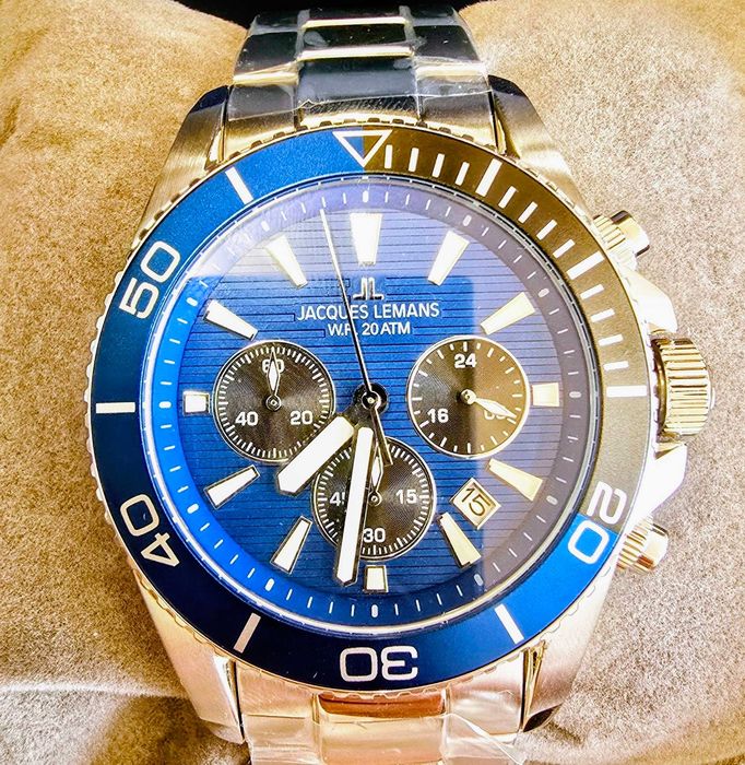 Relógio Jacques Lemans Homem - Novo com Caixa (Original)