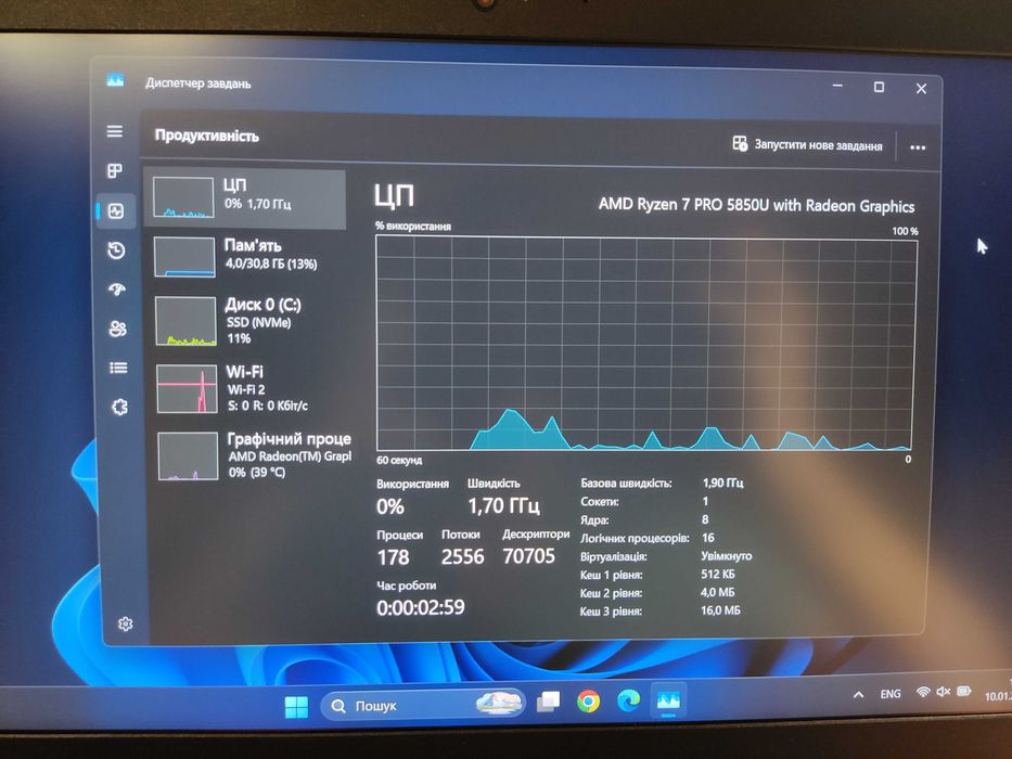 Lenovo ThinkPad L14 Gen 2a | AMD Ryzen 7 PRO 5850U | 32/512 GB