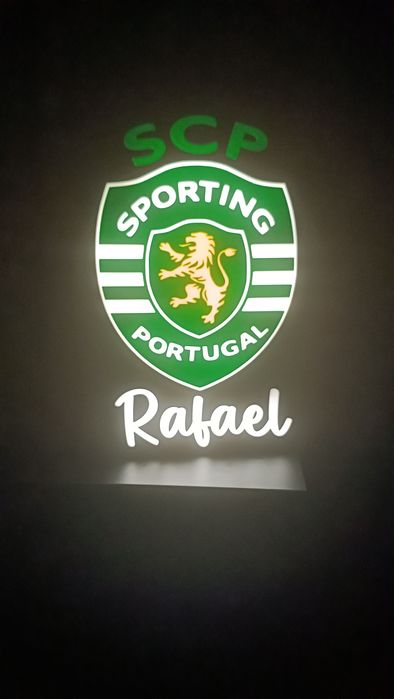 Candeeiro personalizado luminoso